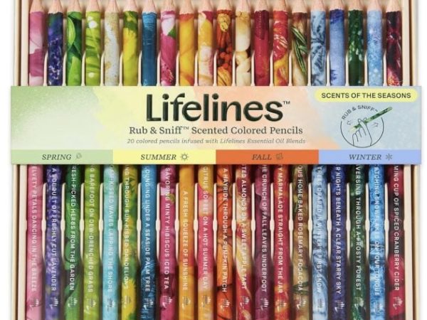 Lifelines Scented Colored Pencils, 20-Pack only $16.99 shipped!